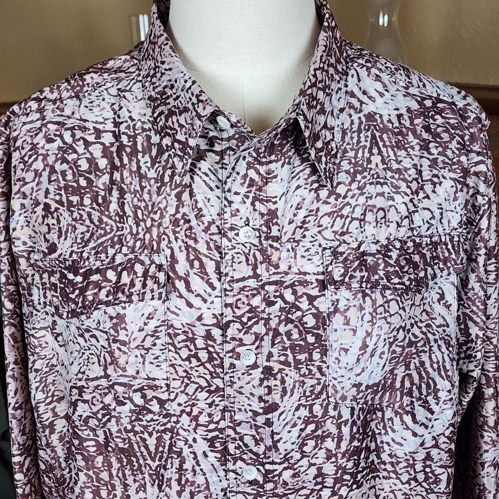 Xotic Camo and Fishing Gear Long Sleeve Vented Camo Shirt Size 3XL